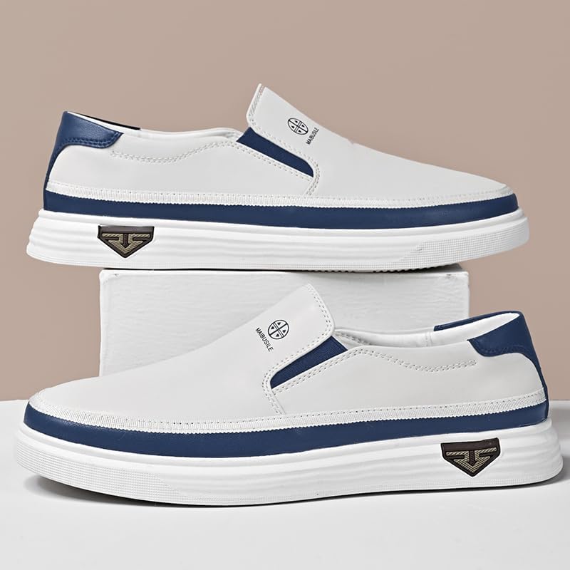 Mens Casual Loafers Shoes Slip On Penny Fashion Dress Sneakers Business Oxfords Work Lightweight Wide Toe Box Shoes Zapatos