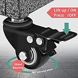 SMONTER 38" Heavy Duty Dog Crates Indoor & Outdoor Dog Cage Strong Metal Pet Kennel Playpen with Two Prevent Escape Lock and Locking Wheels - Image 4