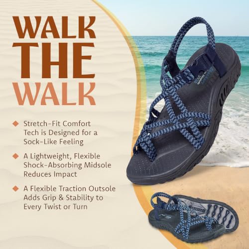 Image of Skechers womens Reggae - Perfect Duo | Comfort Sandals