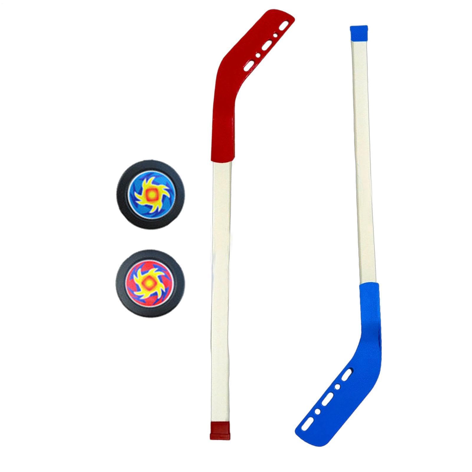 Bastoni da hockey su ghiaccio per bambini, Set di mazze e palline da street hockey per bambini, Attrezzatura per l'allenamento 'hockey giovanile, set per iniziare l'hockey, regali di complean
