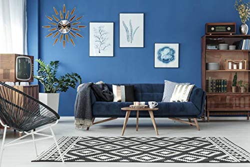 Infinity Instruments Wall Clock 24 Inch Satellite Starburst Clock Midcentury Modern Wall Clock Satellite Wall Clock Home Decor Sunburst Mid Century, Brown & Silver #TOP7