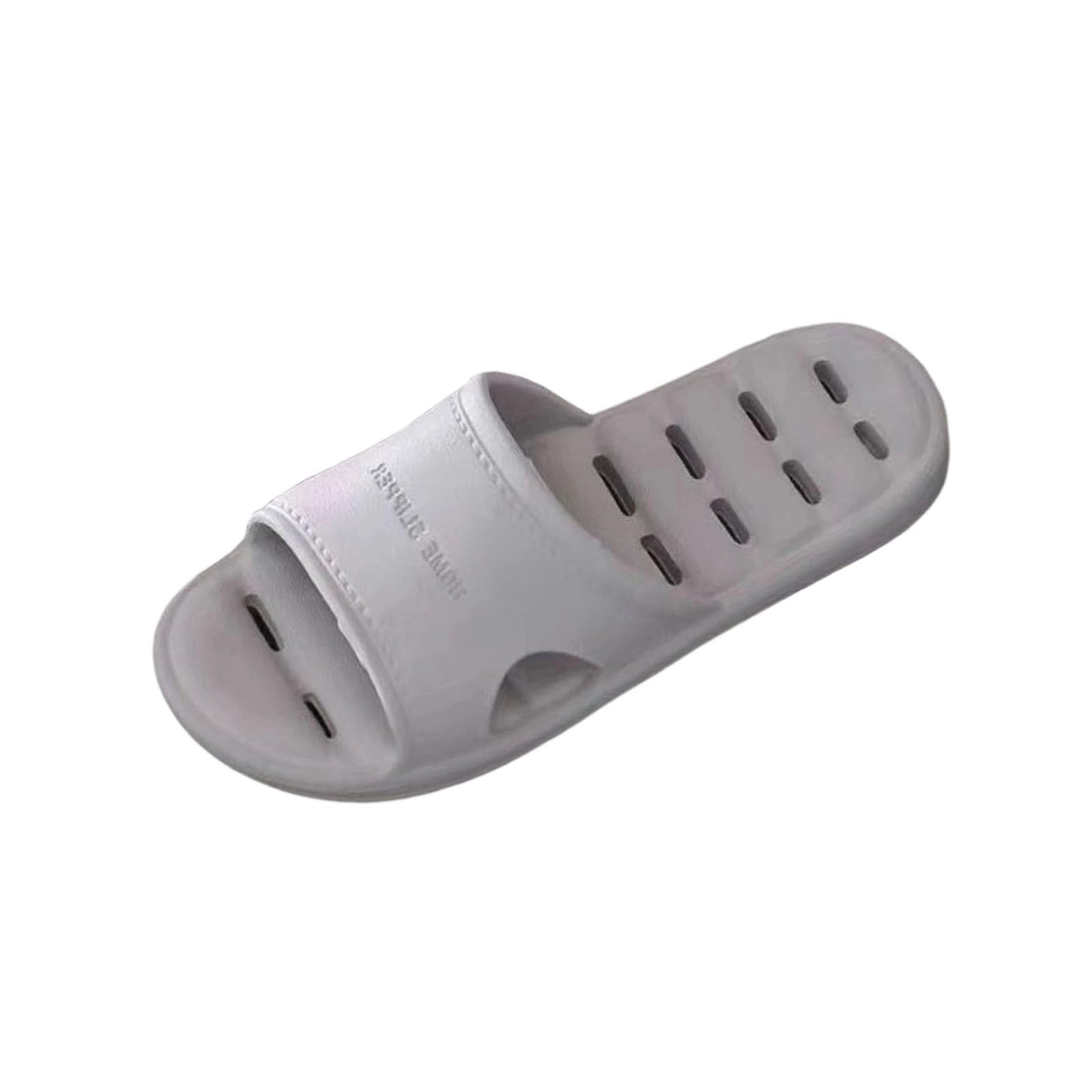 Shower Shoes for Men Women with Drain Holes Quick Drying Non Slip Bathroom Slippers College Dorm Sandals Pool