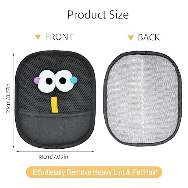EKoo Pet Hair Remover Glove ¨C 2Pcs Cute Reusable Grooming Glove for Removing Cat & Dog Hair from Furniture, Car Seats, Bedding, Carpets, Clothes-rzkHe8Pr