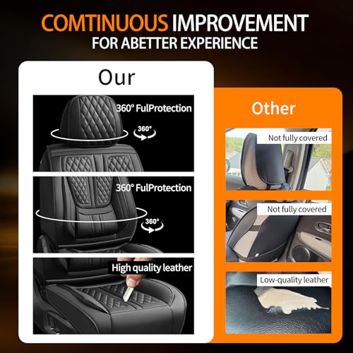 DZATTU Fit Escape Car Seat Covers Compatible with Ford Escape 2001-2026 by DZATTU - Image 8