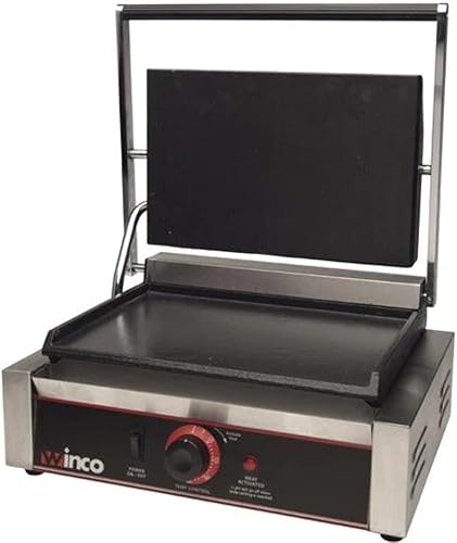 Miniatura 2 de Winco ESG-2 Sandwich Grill eléctrico encimera doble
