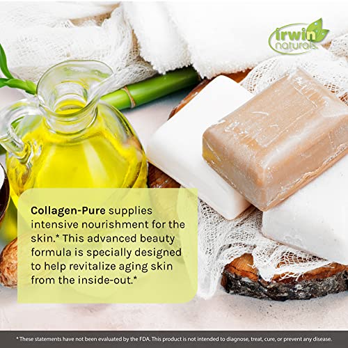 Irwin Naturals Deep Tissue Collagen-Pure - 80 Liquid Softgels - Intense Nourishment For The Skin - 2,000 Mg Of Hydrolyzed Collagen - 16 Total Servings #TOP2