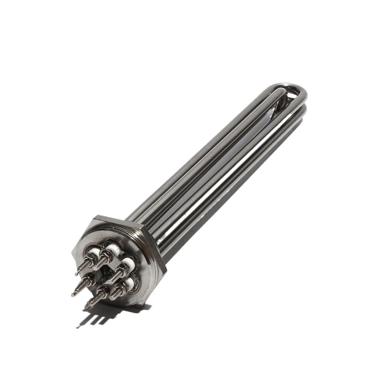 Volles 304 Edelstahl-Wasserheizelement 1 1/4" elektrischer Tauchsieder for Solarwassertank 220V 380V(Heater,380V-6KW)