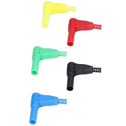 Wedinard 10pcs 1000V Good Insulation Banana Plug Car DIY Assembly 90 Degree Binding Post Terminal For Electrical Equipment For Cables