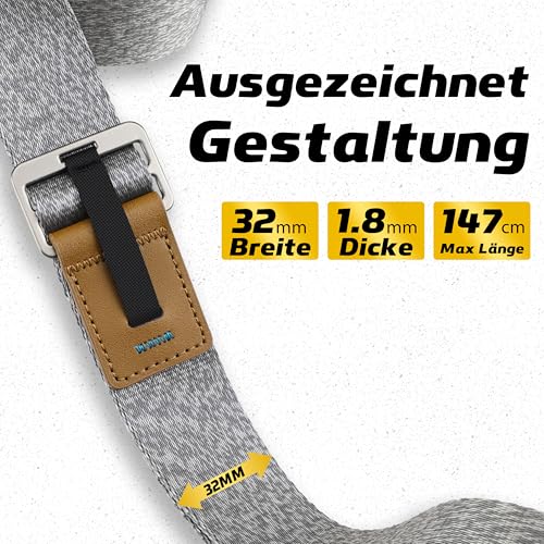 Sunya Kameragurt mit Schnellverschluss. Hergestellt aus fortschrittlichem Nylon, einhändige Einstellung, kompatibel mit allen Kameras, max. Belastung 90 kg