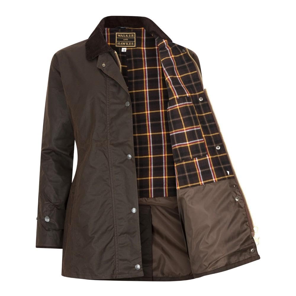 WALKER AND HAWKES - Victoria - Damen Country-Jacke gewachst - für die Jagd geeignet klassischer Stil