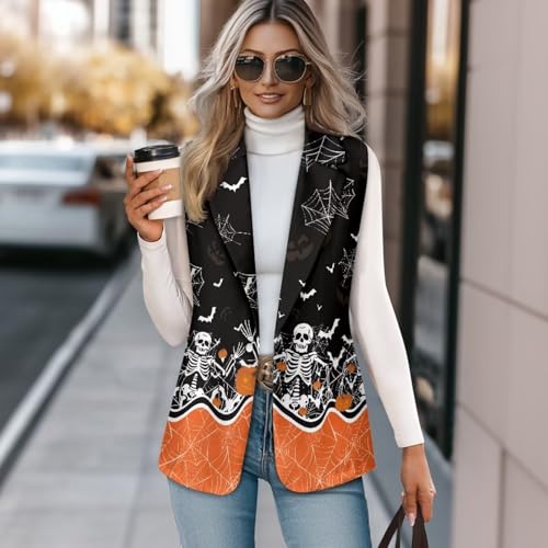 Vest for Women Business Casual Sleeveless Open Front 1 Button Blazer Suits Vest Top Size S-5XL3