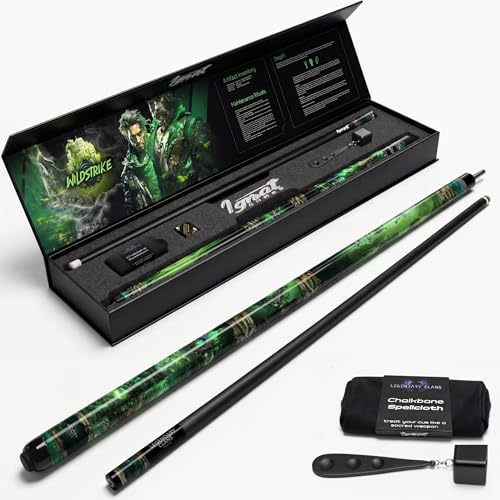 Bâton de queue de billard Wildstrike 595 g avec équilibre de précision