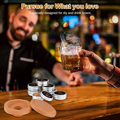 Cocktail Smoker Kit With Torch With 7 Flavors And 10 Boxes Wood Chips, Old Fashioned Whiskey Smoker Kit, Drink Smoker Infuser Kit Gifts For Men, Dad, Husband (Without Butane) #TOP5