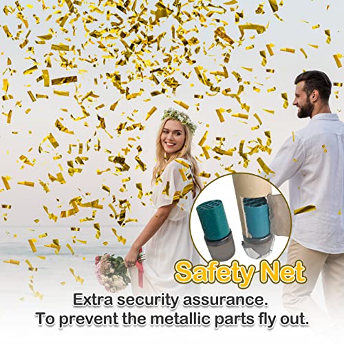 Confetti Cannon Party Poppers Gold,(6 Pack) Yeshow Confetti Shooters Blaster For Birthday Graduation Wedding Christmas New Year’s Eve And Any Celebrations #TOP3