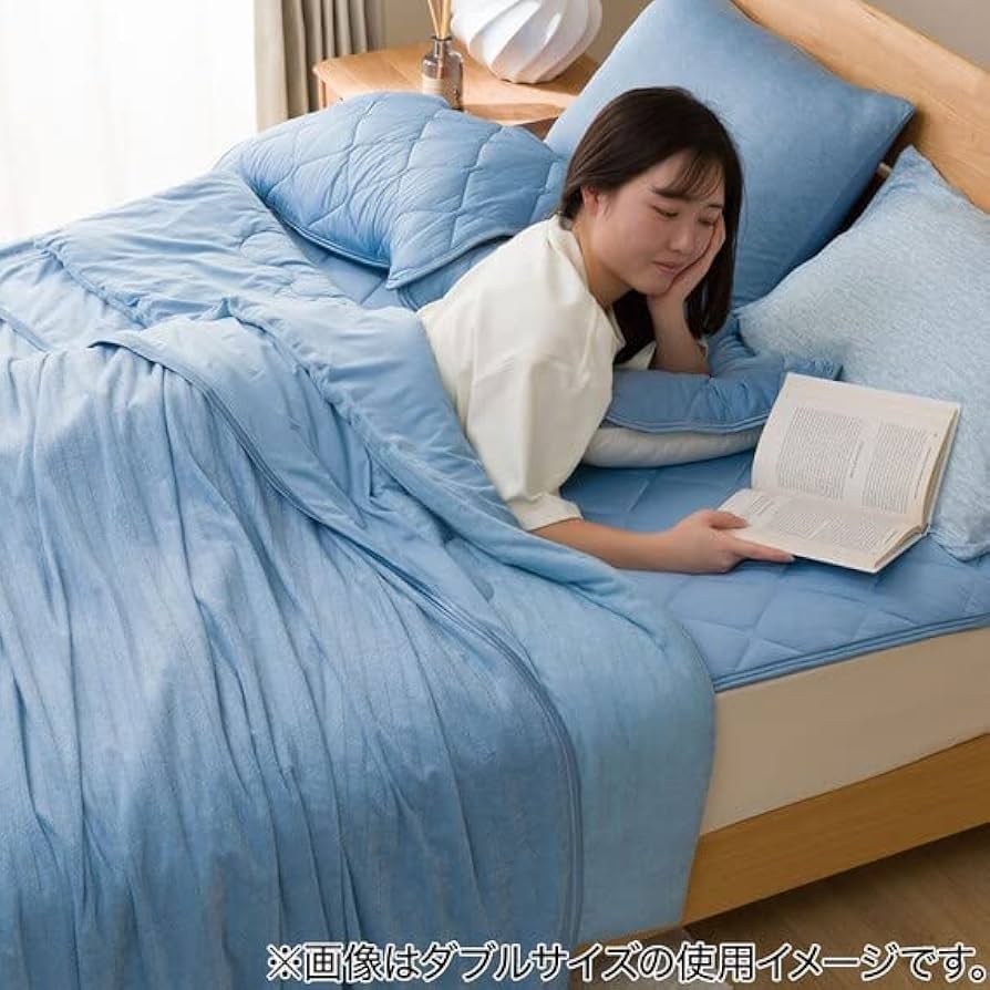 Amazon｜ニトリ 置くだけ簡単 敷きパッド 接触冷感 サラモチ n-s