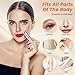 Facial Hair Remover for Women- as Seen on TV Painless Face Shaver -Mini Hair Remover, Electric Razor Shaver Portable Bikini Epilator for Lips, Chin, Armpit, Peach Fuzz, Fingers, Neck, Cheek(Champagne