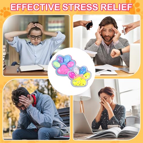 QMLING 2 Stück Fufu Squishy Pfote 12cm, Katzenpfoten Squishy Groß, Süße Weiche Katzenpfoten, Cat Paw Squeeze Spielzeug für Kinder und Erwachsene