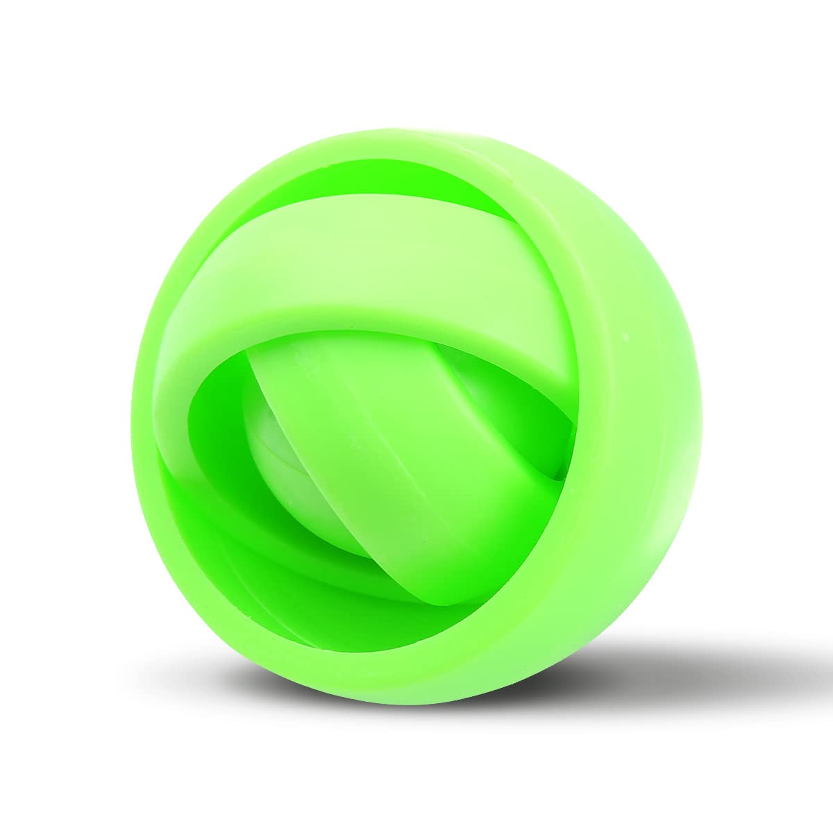 Decompression 3D Gimbal Gyro Roller Luminous Ball Color Hemisphere Fidget Spinning Toy High-Speed Stress Relief Gyro ADHD Anxiety Toy(Football)