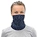Navy Mandala Breathable Washable Neck Gaiter