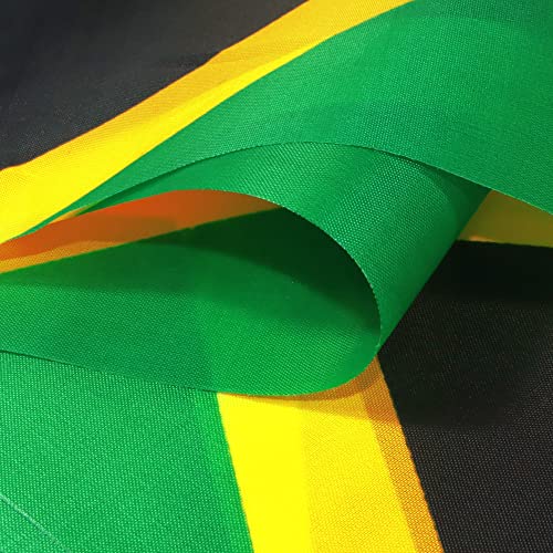 Image of Anley Jamaica String Flag Pennant Flags, Patriotic Events 6th of August Independence Day Decoration Sports Bars - 33 Feet 38 Flags