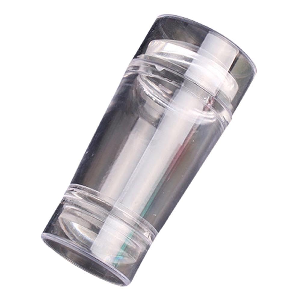 Sello de uñas con punta francesa, sello de silicona transparente, cuerpo visible para bricolaje, manicura francesa, kit de sello para uñas francesas, sello de uñas francesas