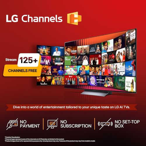 LG 164 cm (65 Inches) OLED evo C5 AI Series 4K Ultra HD (3840 x 2160) Smart webOS OLED TV OLED65C56LA 22 51ddjzT2c4L