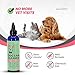 QualityPet Dog Ear Cleaner Solution - Organic & Natural Ear Cleaning Drops with Aloe, Vitamin E, Coconut Oil & Witch Hazel for Dogs - Dog Ear Wash, Rinse & Cleanser to Relieve Itchy Ears