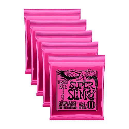 Ernie Ball Super Slinky �G���L�M�^�[�� �j�b�P�����b�L�X�`�[�� 5�p�b�N