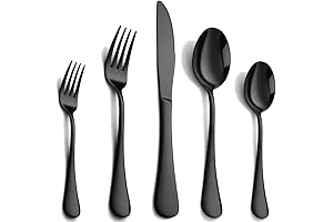 Black Silverware Set: Premium Cutlery for Sophisticated Dining