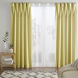 ベルーナ(BELLUNA) カーテン 4枚セット 遮光 おしゃれ 遮光カーテン 4枚組 タッセル付 カーテン2枚 レース2枚 ２枚組 アジャスターフック付き 北欧 シンプル 洗える (555814-804)