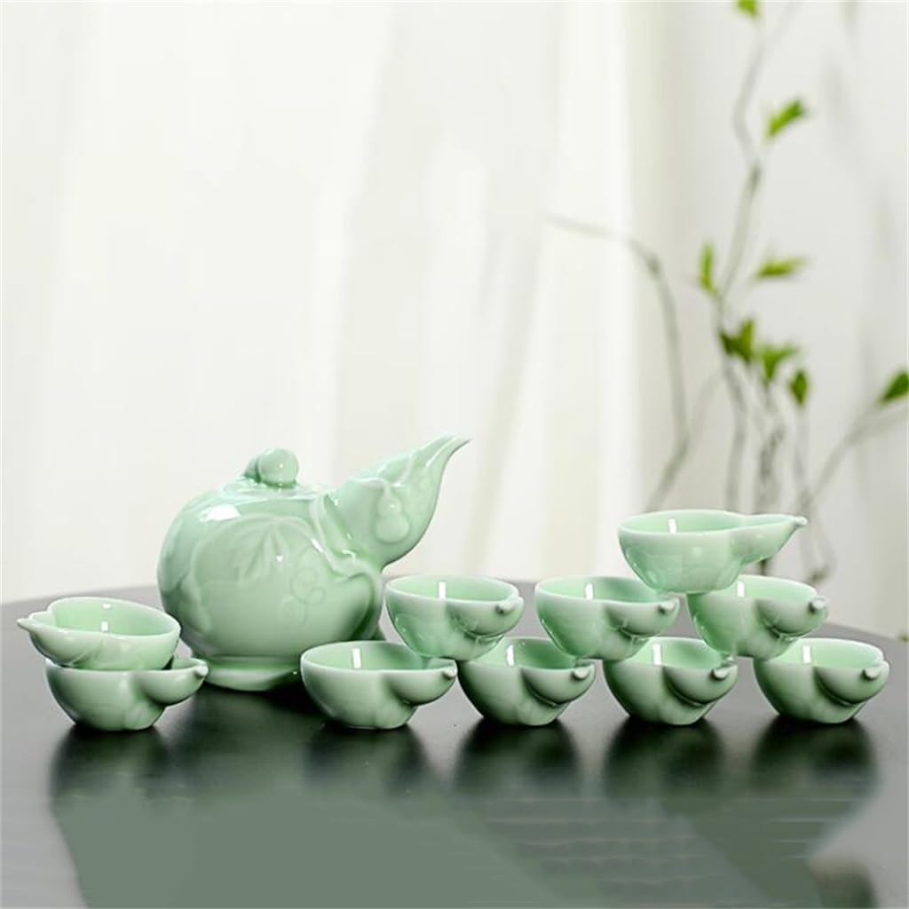 LPAOMK セットワインセットクリエイティブひょうたんワインボトル強力なワインカップ家庭用ワインカップ小さなワインカップ中国風