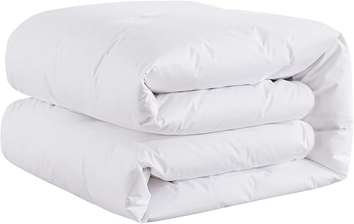 Miniatura 4 de Edredón alternativo para todas las estaciones de plumas y telar, con botones, funda de microfibra suave y de fácil cuidado, relleno de fibra