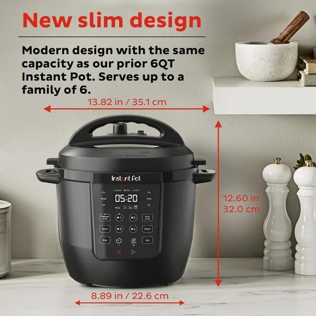 Instant-RIO-Chef-Series-6-Qt-Pressure-Cooker-7-IN-1-Functions-Pressure-Cook-Slow-Cook-Saute-More-Digital-Display-Anti-Spin-Inner-Pot-Black