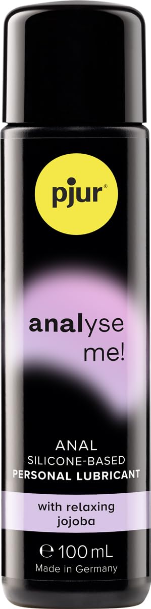 pjur Analyse me! Relaxing - Silicone-Based Personal Lubricant for Comfortable Anal Sex - Extra-Long Lubrication (100ml)