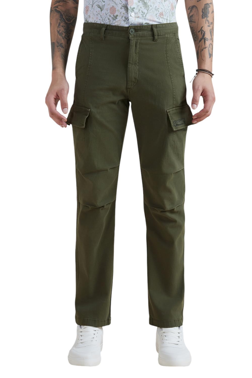 allen solly Men's Regular Casual Pants-picture-36