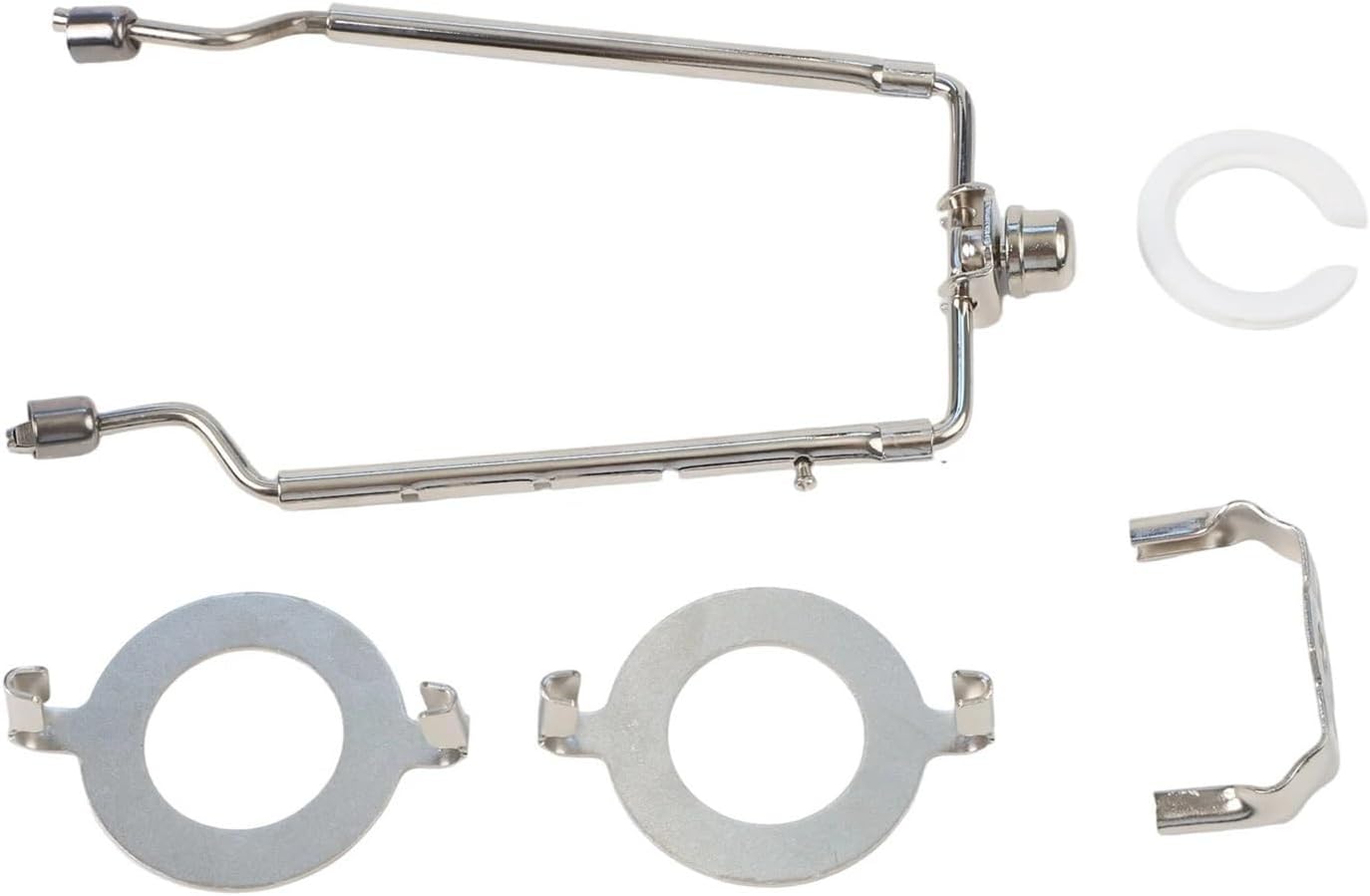 Versatile 3pcs 8 Inch Adjustable Lamp Shade Harp Holder with Conversion Ring for Various Bulb Holders Compatible with E26 E27(Gold)