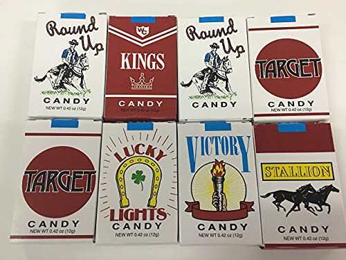 8 packs candy cigarettes - set de 3