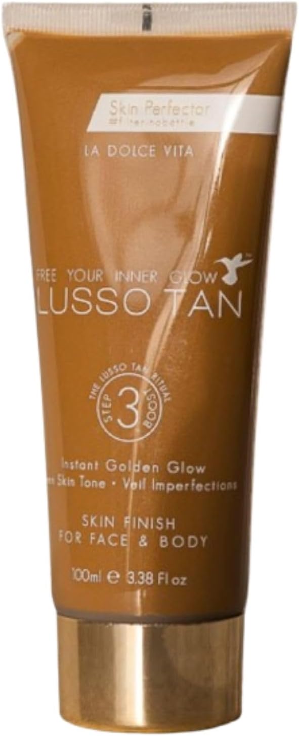 Skin Perfector for Face and Body, 100ml, Organic, Vegan and Cruelty-Free Self-Tan Instant Glow. Covers Blemishes and Instant-drying. Streak-free, flawless finish.