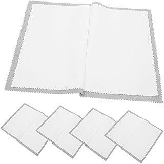 CHILDWEET 5 Peças Pano De Limpeza De Prata Pano De Limpeza Para Joias Panos De Prata Esterlina Suprimentos De Limpeza De Joias Pano De Polimento De Prata Panos Limpos De Prata Virar A