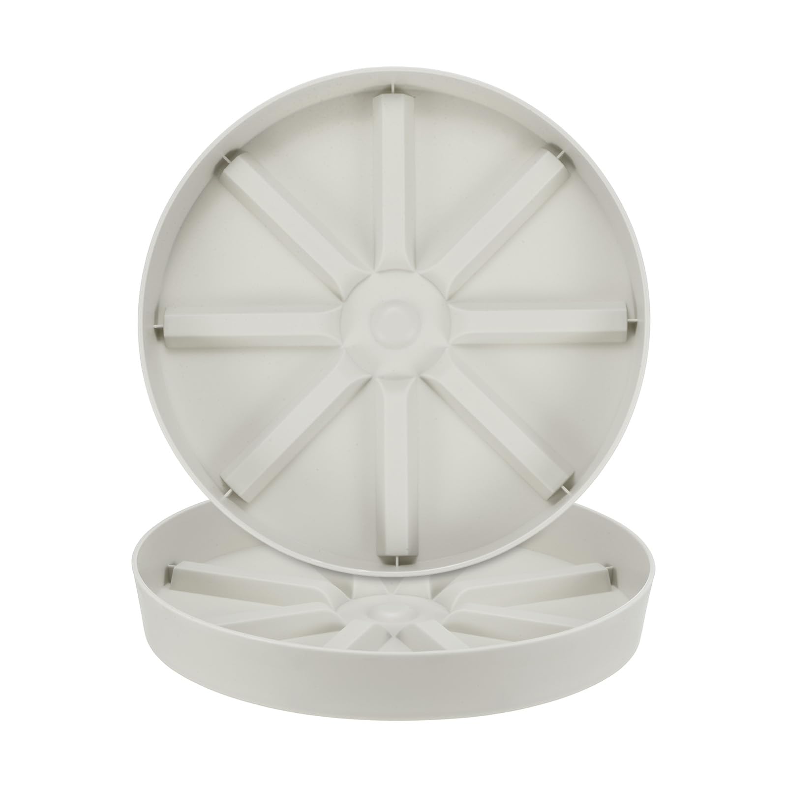 M METERXITY 2-Pack Plant Saucer, 9 Inch Flower Pot Saucers