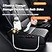 HFHFYKUF 5-in-1 Car Center Console Cover for Mitsubishi Eclipse Cross GK/GK Facelift/Xpander/Xpander Cross, Multifunctional Car Armrest Cushion with Cup Holder & Storage Pocket & Tissue Holder