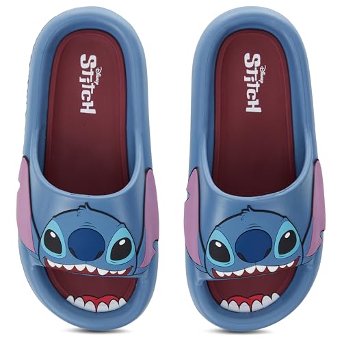 Disney Ladies Lilo and Stitch Slides - Ladies Classic Lilo and Stitch Slide Sandals Lilo and Stitch Slip On Slides Shoes2