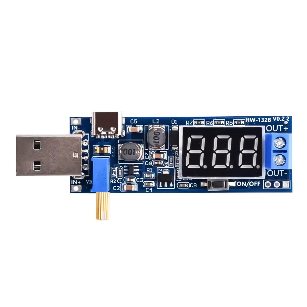 IDUINO DC-DC 5V to 3.5V / 12V USB Step UP/Down Power Supply Module Type-C/Micro USB Adjustable Boost Buck Converter Out DC 1.2V-24V-image-42