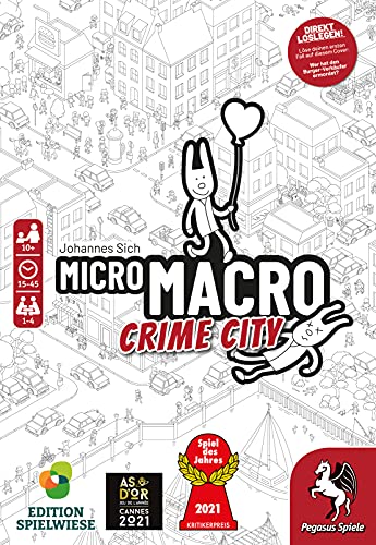 Pegasus/Spielwiese 59060G MicroMacro: Crime City (Edition Spielwiese) *Spiel des Jahres 2021* – Bild 3