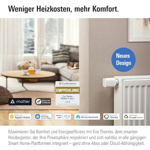 Eve Thermo (Matter, 5. Gen.): Smartes Heizkörperthermostat – Ansicht 2
