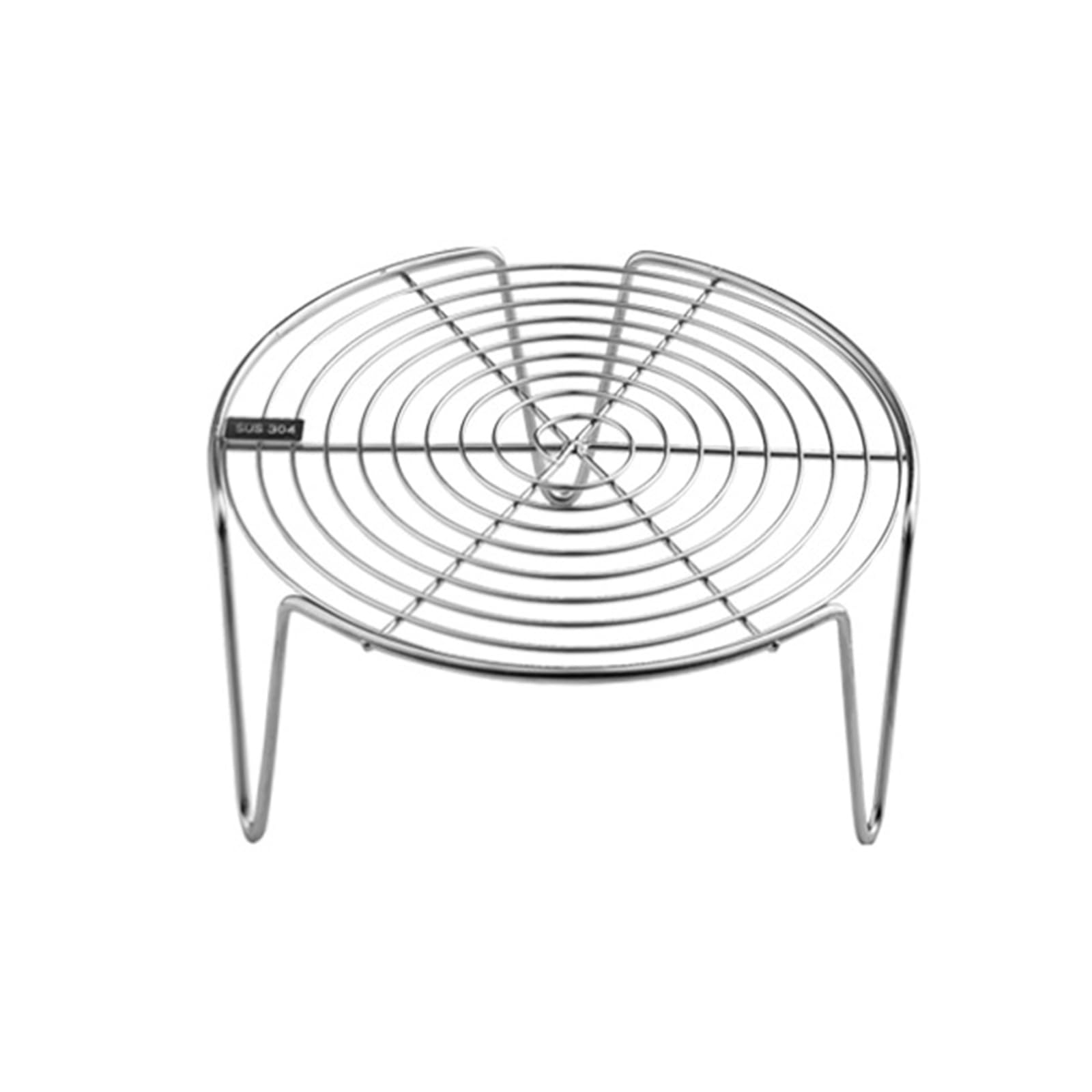 MALSSE Stainless Steel Steaming Rack Food Bun Steamers Fish Rice Dumpling Steaming Holders for Gourmets Cooking Stainless Steel Stand