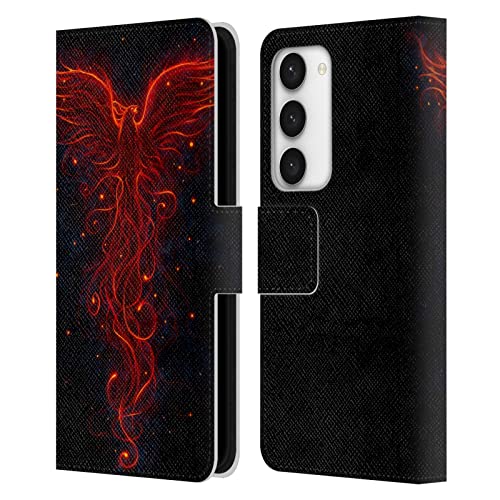 Étui portefeuille Samsung S23 Rouge Phoenix pour vos sorties urbaines