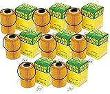 Compatible with BMW E12 E23 E24 E28 E32 Set of 8 Engine Oil Filters Kit