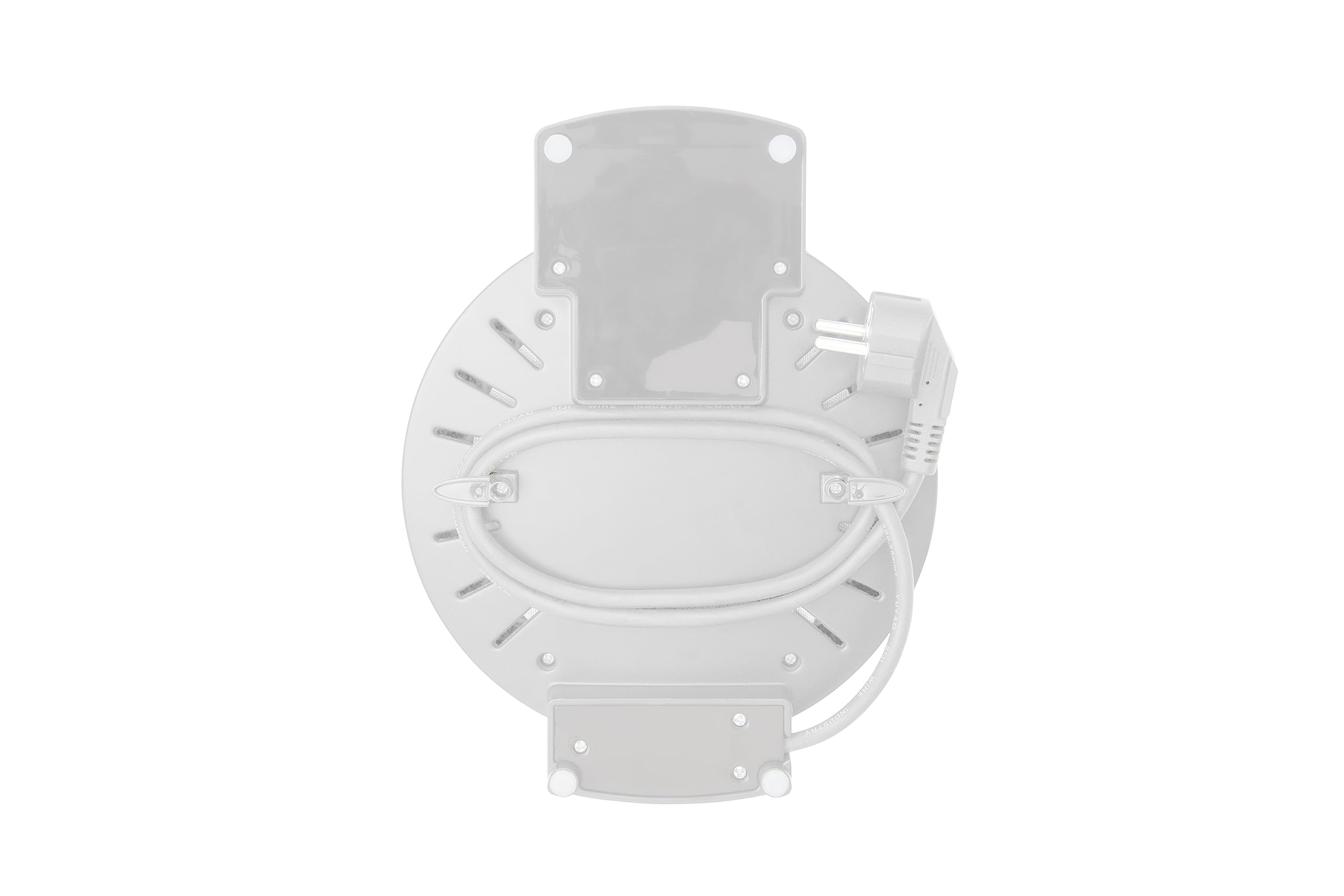 FRITEL A202 Herzwaffeleisen - 20 cm - Feste Platten - PFAS-frei - Weiß