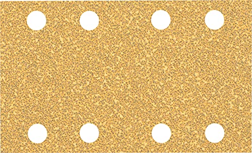 Bosch 10x Carta abrasiva EXPERT C470 con 8 fori per levigatrici orbitali